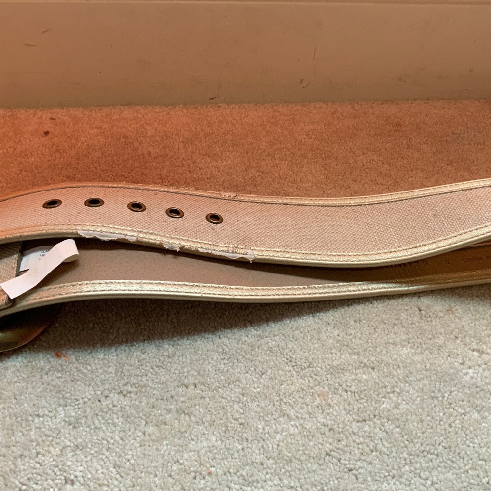 Tan colored belt